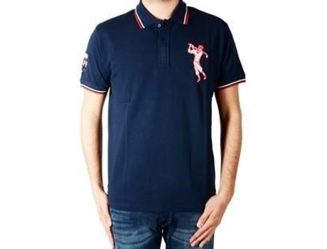 Polo de Homem MARION ROTH Algodão Azul (M)