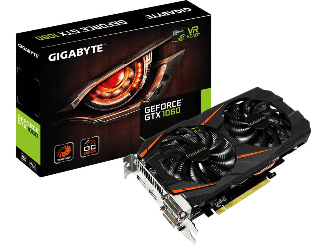 Placa Gr fica GIGABYTE GeForce GTX 1060 Windforce NVIDIA 6 GB DDR5 Worten.pt