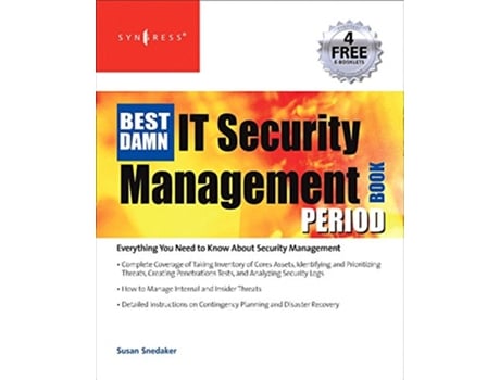 Livro Best Damn IT Security Management Book Period de Susan Snedaker e Robert Mccrie (Inglês)