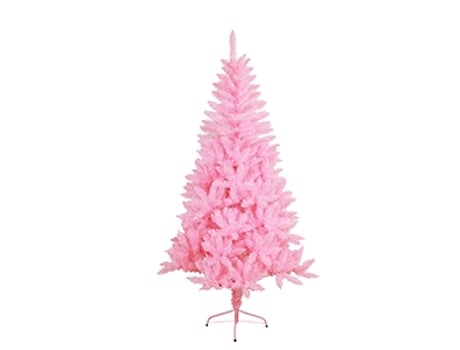 Árvore de Natal Artificial Folha de Lata Artificial (150Cm 380Tips - Pink)