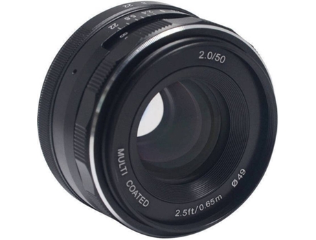 Objetiva  MK-E-50-2.0 50mm f 2.0 para Micro Four Thirt