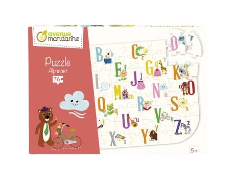 Puzzle AVENUE MANDARINE Pu020C 76 Peças Educação