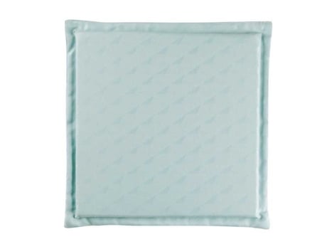 Assento para Cadeira Efeito Relevo Azul Celeste 40 X 40 Cm HOME MAISON