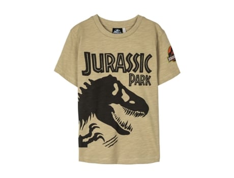 Camisola de Criança JURASSIC PARK Algodão Castanho (5 anos)