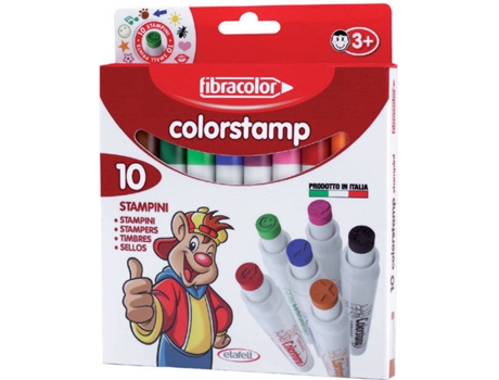 Pack 10 Marcadores Carimbo  Colorstamp