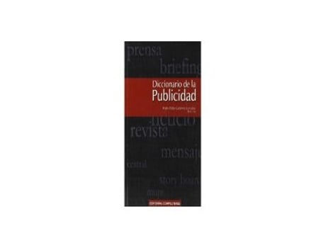 Livro Diccionario De La Publicidad de Pedro Pablo Gutierrez Gonzalez (Espanhol)