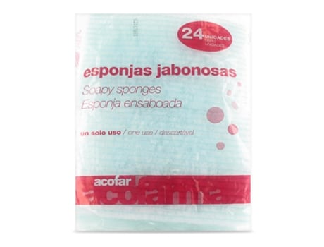 Esponja ACOFARDERM Acofar Esponja Jabonosas (24 Unidades)