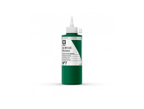 Pintura Acrílica Vallejo Studio 200 Ml (7 Verde Permanente)