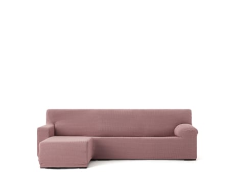 Capa para Sofá Chaise Longue Esquerda Bielástica EYSA (360 x 120 x 120 - Algodão - Rosa)