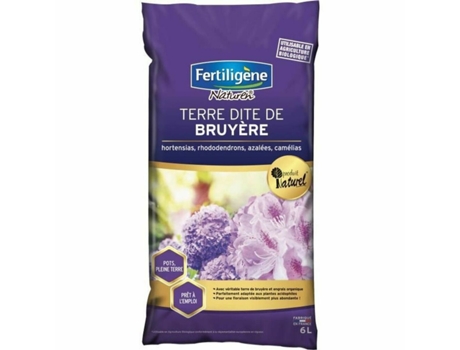 Terra para Vasos FERTILIGÈNE Transplante 6 L