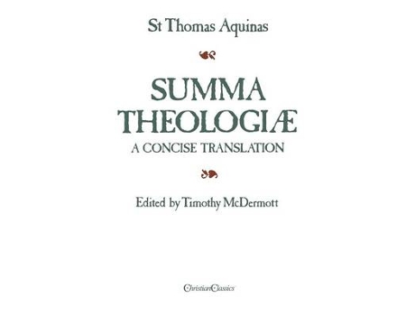 Livro summa theologiae de saint thomas aquinas (inglês)