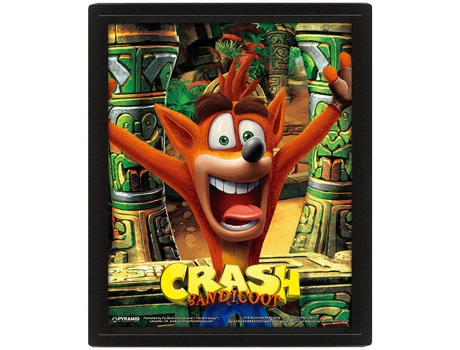 Poster 3D SHERWOOD Crash Bandicoot