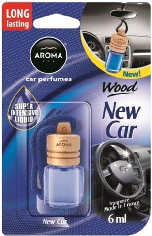 AMBIENTADOR AROMA CAR WOOD NEW CAR - Madiauto