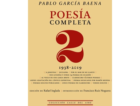 Livro Poesía Completa, 2 de Pablo García Baena (Espanhol)