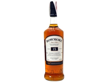 Whisky MORRISON'S BOWMORE Single Malt Morrison's Bowmore Golden & Elegant 15 Anos (1 L - 1 unidade)