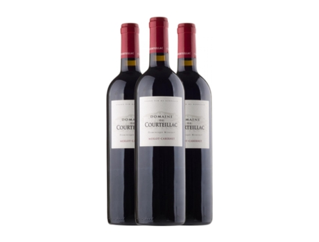 Vinho DOMAINE DE COURTEILLAC Domaine de Courteillac Bordeaux Supérieur (0.75 L - 3 Unidades)