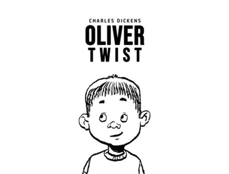 Livro Oliver Twist de Charles Dickens (Inglês)