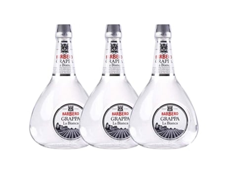 Aguardente BARBERO Grappa Barbero La Bianca (0.7 L - 3 unidades)