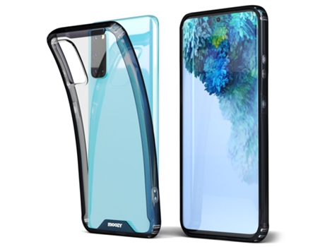 Capa Xframe Borda Híbrida para Samsung MOOZY Pele Sintética Anti-Choque Transparente