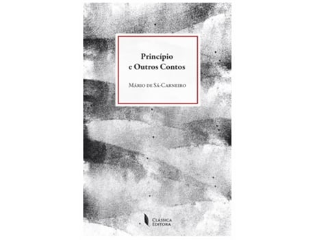 Livro Princípio e Outros Contos de Mário de Sá-Carneiro .