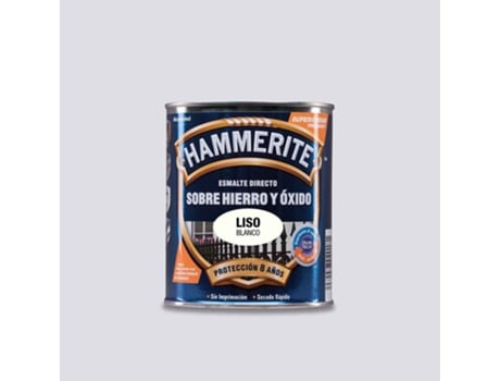 HAMMERITE ESMALTE METALICO LISO BRILHANTE PRETO 0.750L 5093791