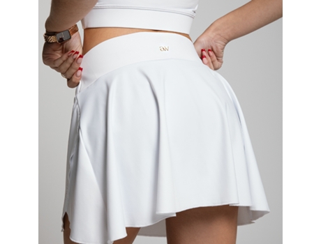 Saia de Mulher ATHLETIC WHAT Goddess Branco para Padel (Tamanho M)