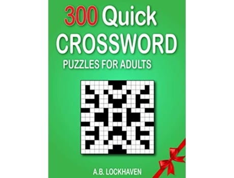 Livro 300 Quick Crossword Puzzles for Adults Coloring and Activity Books de Ab Lockhaven (Inglês)