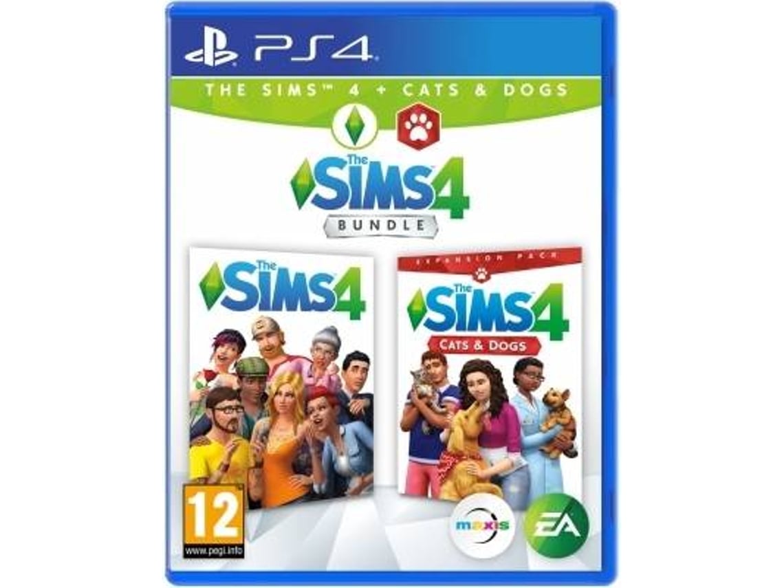 The Sims 4 Plus Cats and Dogs Bundle (PS4) 