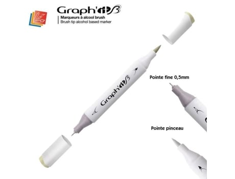 Marcador de álcool GraphIT Brush Marker da GraphIT - Tabela de cores Graphit 8315 - match