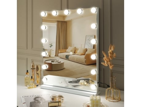 Espelho de maquilhagem com luz bs 49 branco Beurer