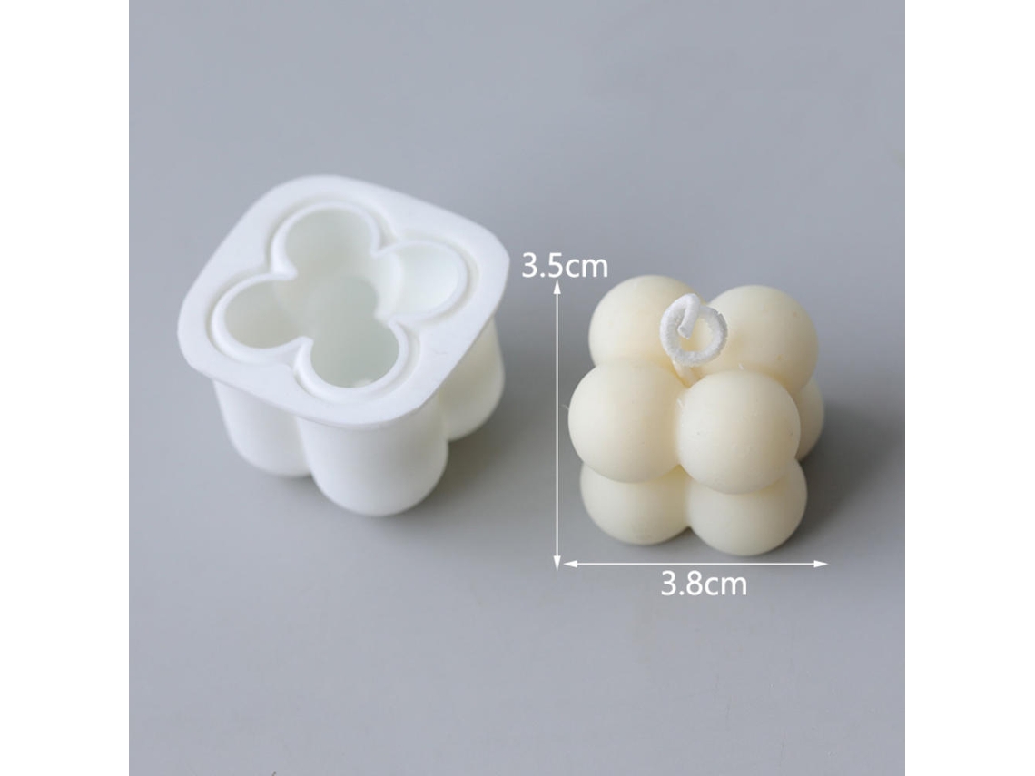 Moldes Para Velas De Silicone 3d Feitos À Mão Em Gesso Aromaterapia De Soja Slowmoose S 