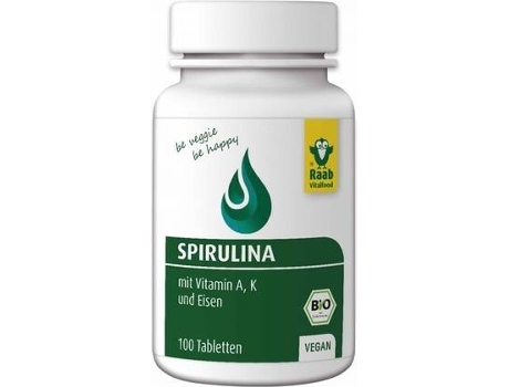 Suplemento Alimentar RAAB Spirulina Bio (100 comprimidos)