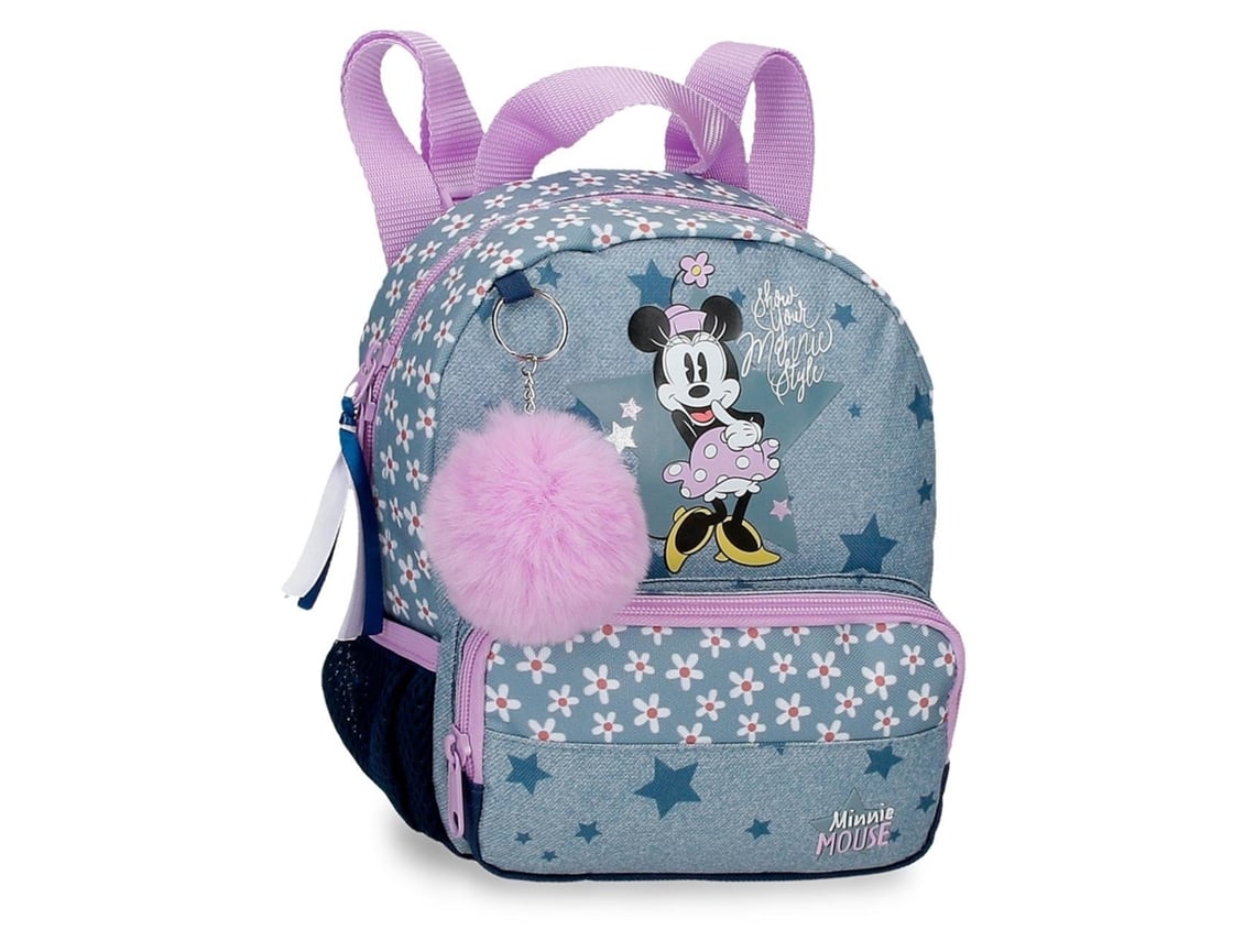 Mochila Escolar DISNEY 19 x 23 x 8 Poliester Azul Worten.pt