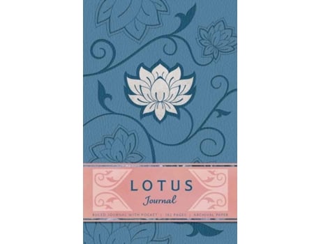 Livro lotus hardcover ruled journal de insight editions (inglês)