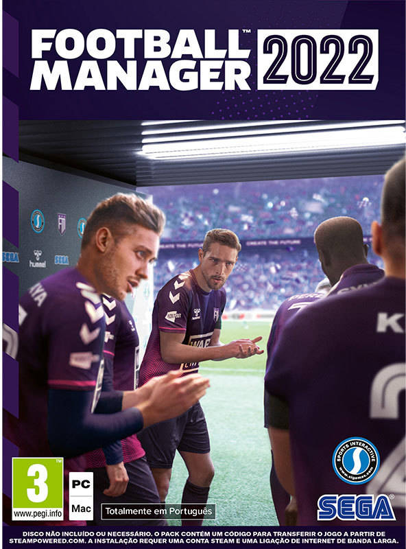 Jogo PC Football Manager 2022 (Código de Descarga)