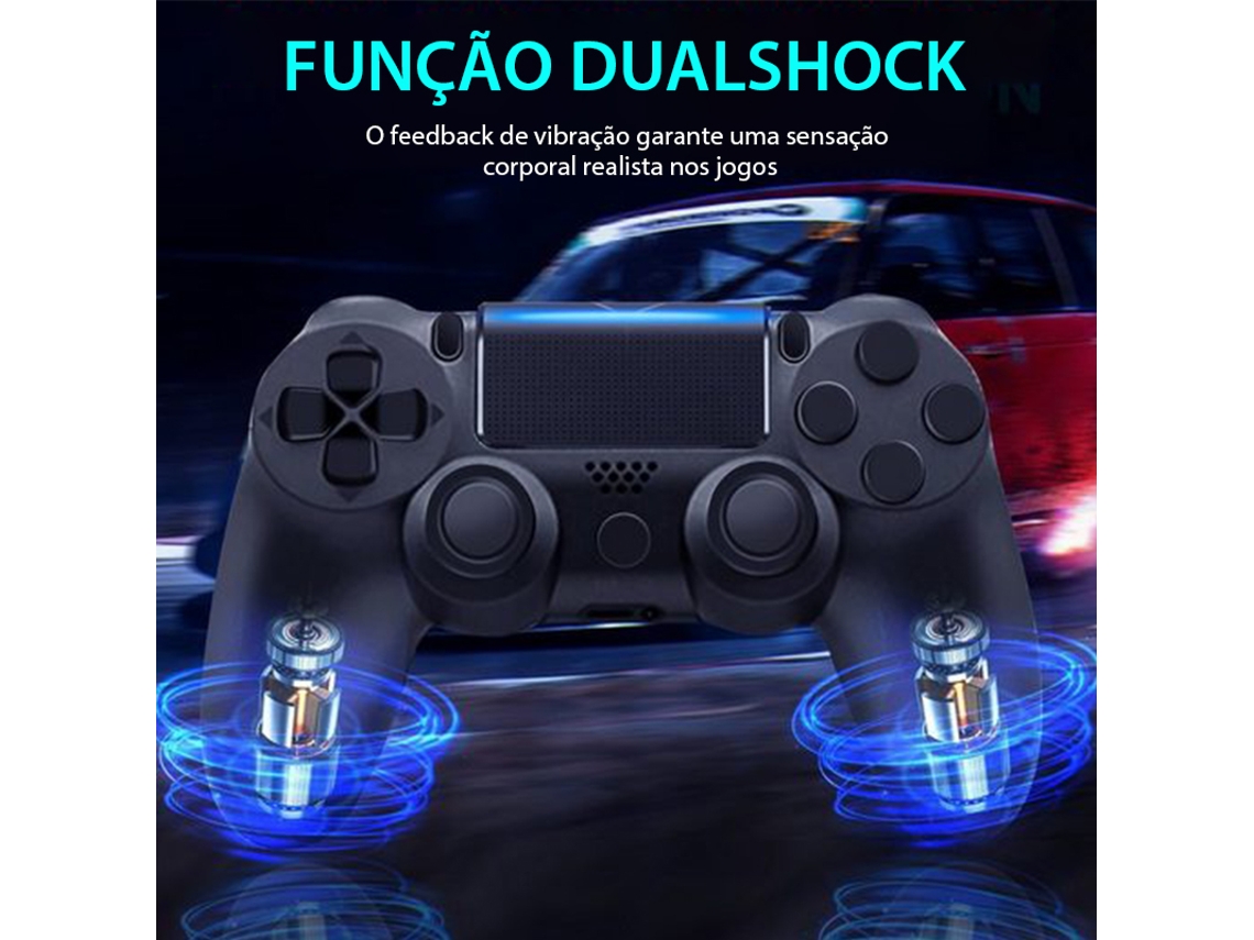 Comando PS4 KINSI Kinsi Dualshock (Wireless), jogo do foguinho e da água ps4  
