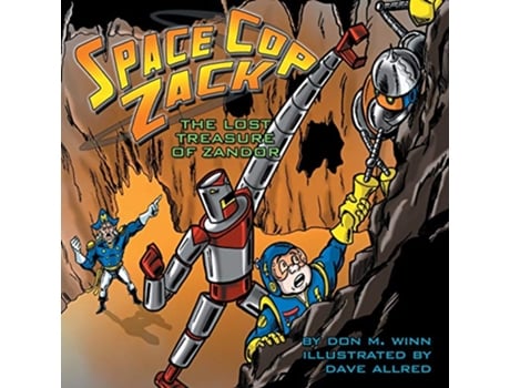 Livro Space Cop Zack The Lost Treasure of Zandor de Don M Winn (Inglês)