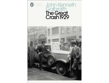 Livro The Great Crash 1929 de John Kenneth Galbraith (Inglês)