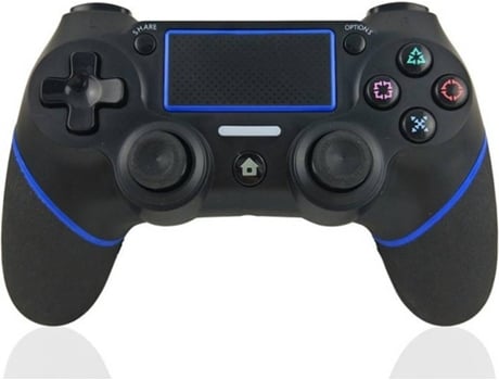 Comando PS4 YLW LV000419 Preto e Azul (Wireless)