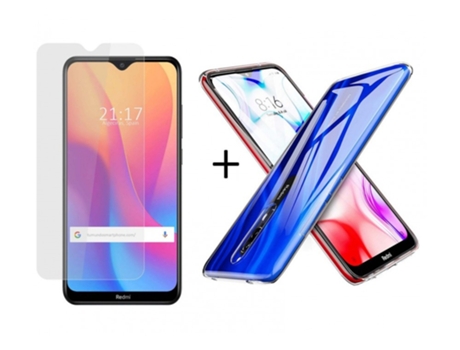 Capa + Película Xiaomi Redmi 8 TUMUNDOSMARTPHONE Pack Transparente