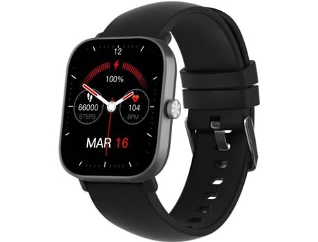 Smartwatch Conectado ABYX Fit Ozone 3 – Smartwatch Impermeável Multifuncional – Multiesportes – Compatível com Android e Ios – Preto