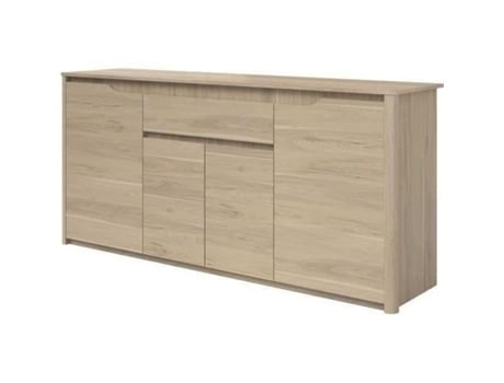 Bajo 4 portas + 1 Dakota Betty Oak Piece Board Dailer 185 x 46 x 85 5 cm Parisot