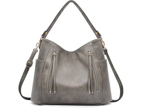 Bolsas Femininas Cuich Bolsas Femininas Grande Bolsa De Couro Bolsa Mensageiro De Ombro Bolsas Pu Cinza