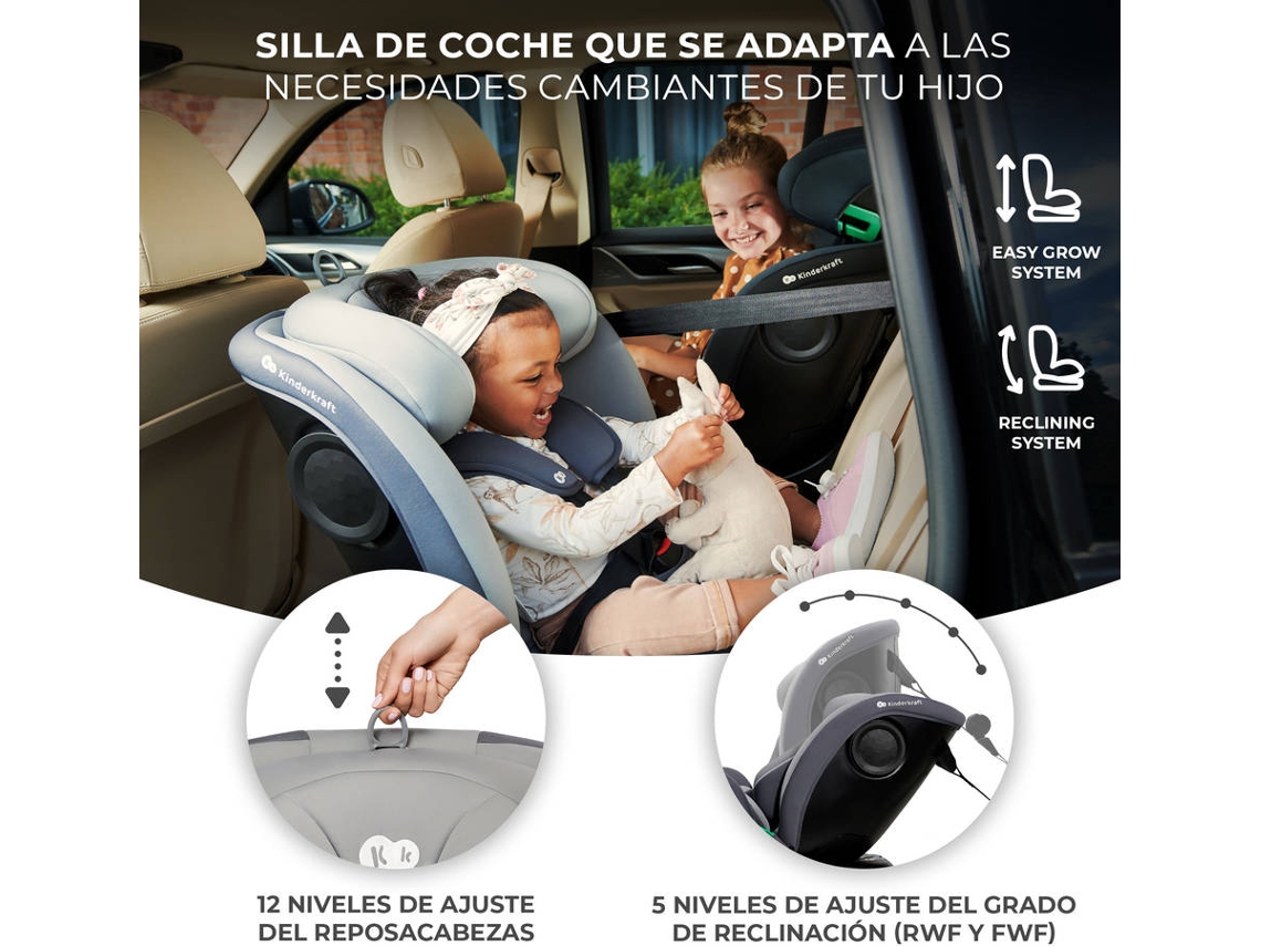 KINDERKRAFT Cadeiras Auto | Cadeira Auto Gr 0/1/2/3 Myway Kinderkraft Black
