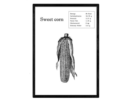 Póster NACNIC de Sweet corn (A4)