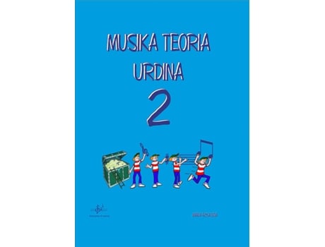 Livro Musika Teoria Urdina 2 de Maria Rosa Egia (Basco)