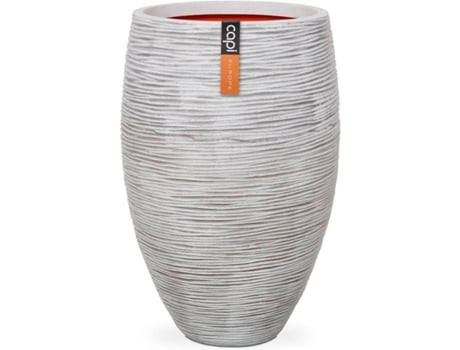 Vaso  Nature Rib Elegant Deluxe (Branco - Plástico - 40x60 cm)