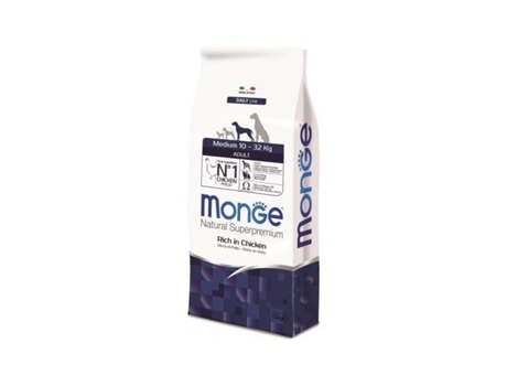 Ração Seca Monge Dog Daily Line Medium Adult 12Kg