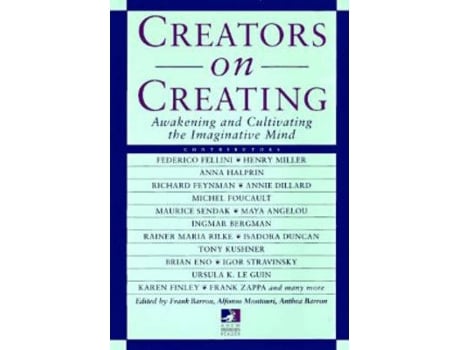 Livro creators on creating de frank barron (inglês)