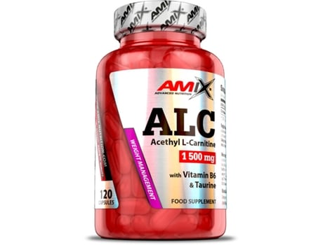 Suplemento Alimentar AMIX Carniline Alc Contiene Acetil - L - Carnitina Taurina e Vitamina B6 (200 ml)